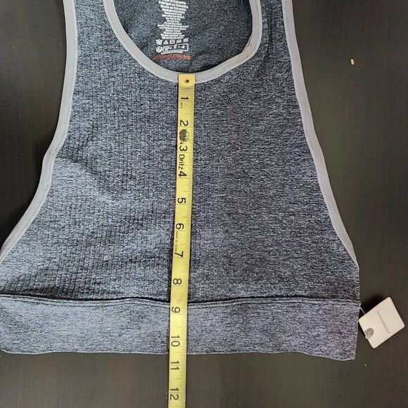 Anthropologie Gray Cropped Tank Top Size Large/XL Gray Tank Top New