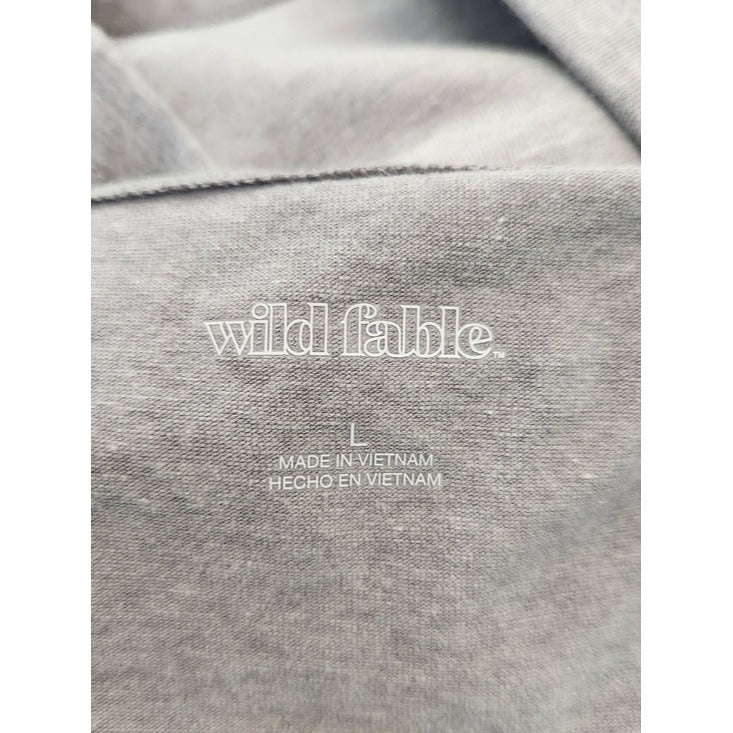 Wild Fable Gray Cropped Camisole Top Size Large NWT