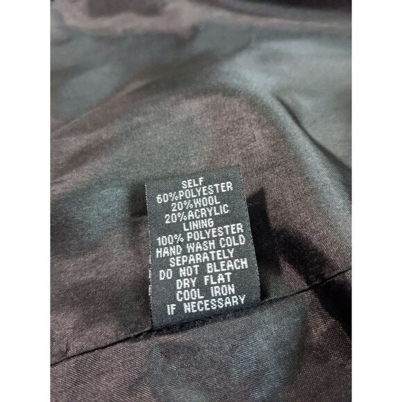 Lapis Black and White Houndstooth Jacket Size Small Cropped Houndstooth Blazer