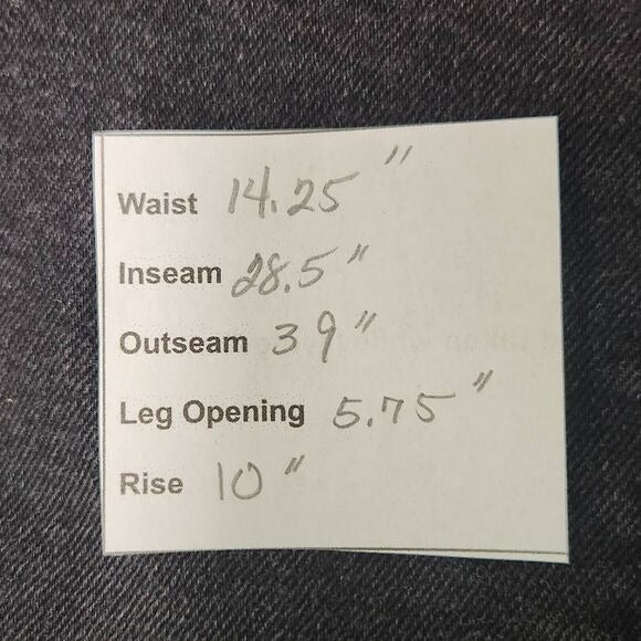 &Denim Men's Black Slim Fit Denim Size 30X32 Black Skinny Jeans