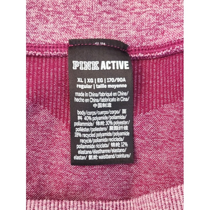 Victoria’s Secret PINK Active Magenta Leggings Size XL