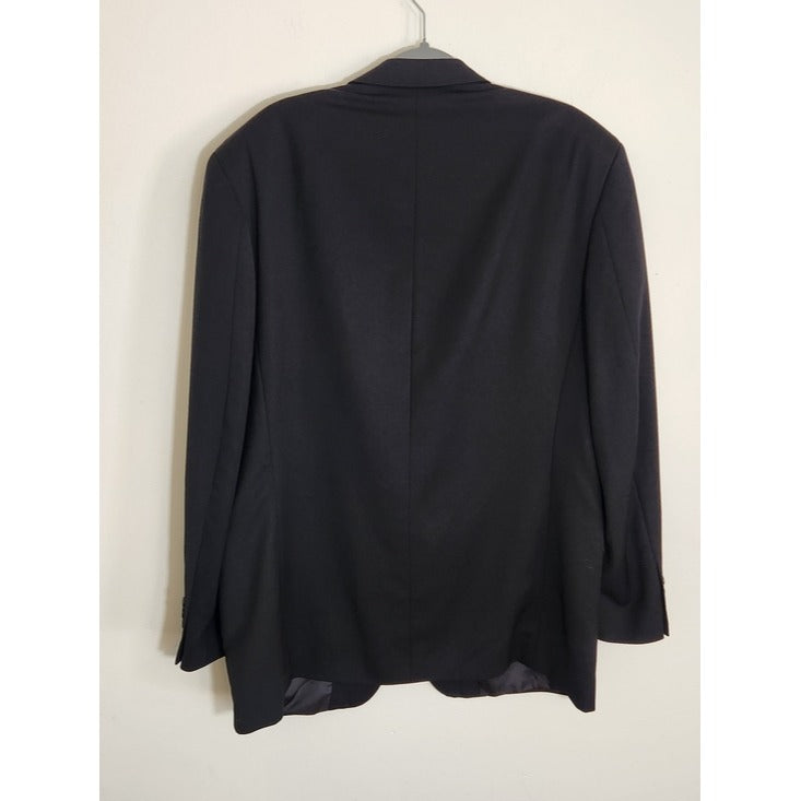 Jones New York Mens Black Wool Blazer Size 44L