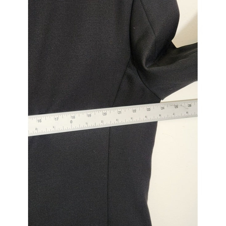 Jones New York Mens Black Wool Blazer Size 44L