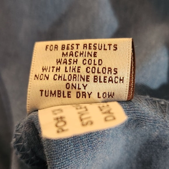 Peter Millar Men's Blue Quarter-Zip Sweater Size Large Blue Preppy Golf Sweater