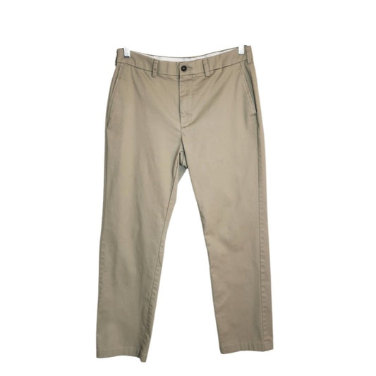 George Khaki Chino Pants Cotton Blend Size 33 x 30