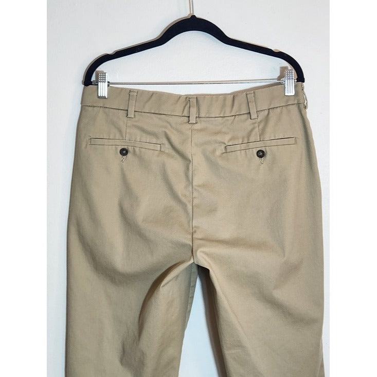 George Khaki Chino Pants Cotton Blend Size 33 x 30