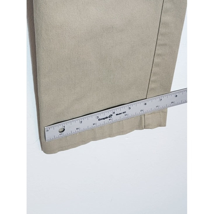 George Khaki Chino Pants Cotton Blend Size 33 x 30