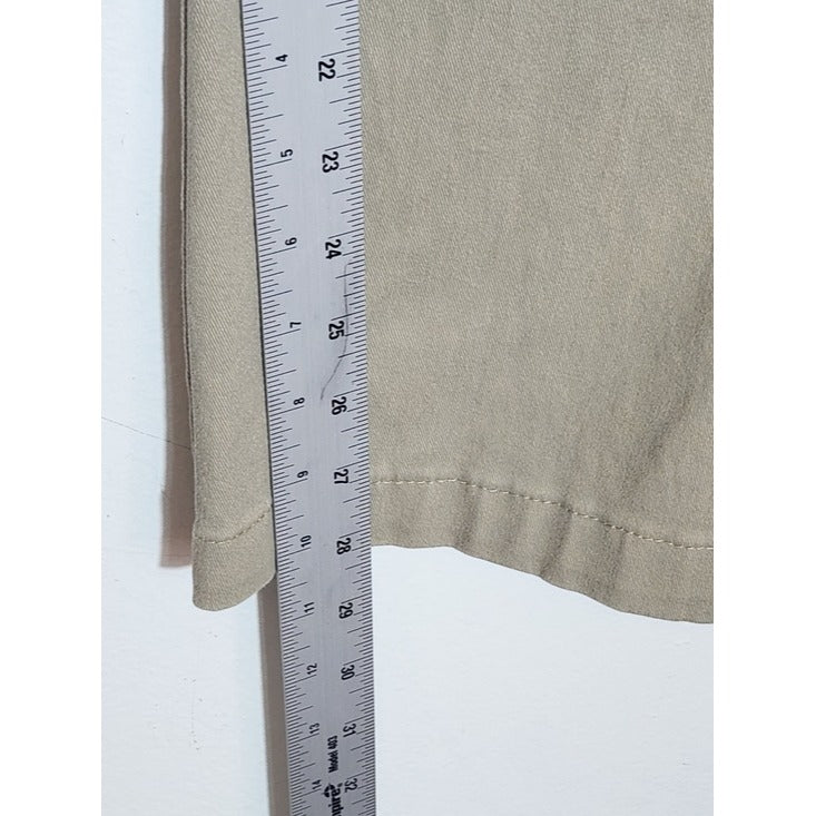 George Khaki Chino Pants Cotton Blend Size 33 x 30