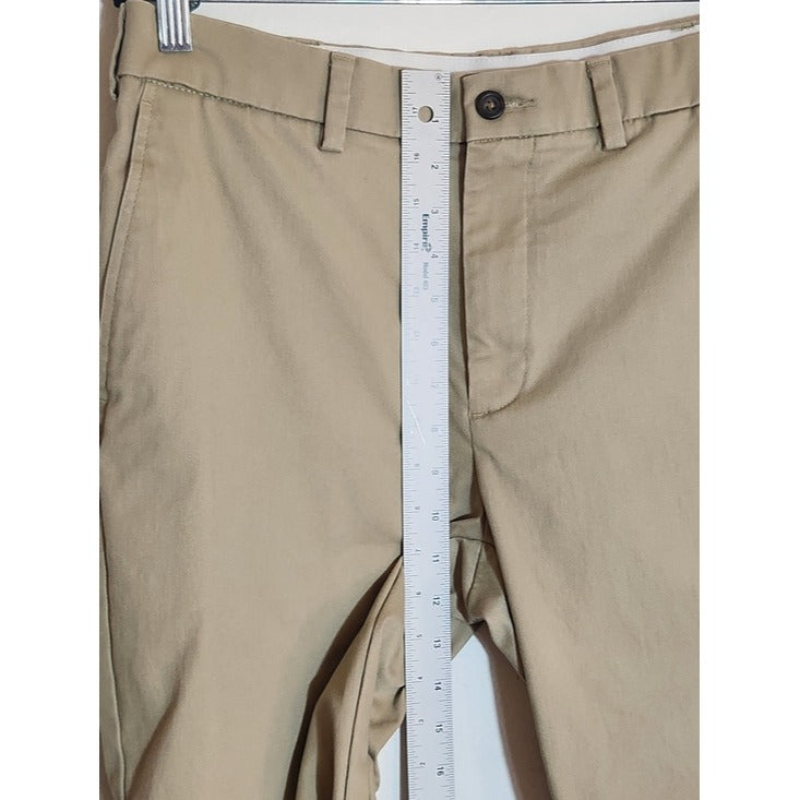 George Khaki Chino Pants Cotton Blend Size 33 x 30