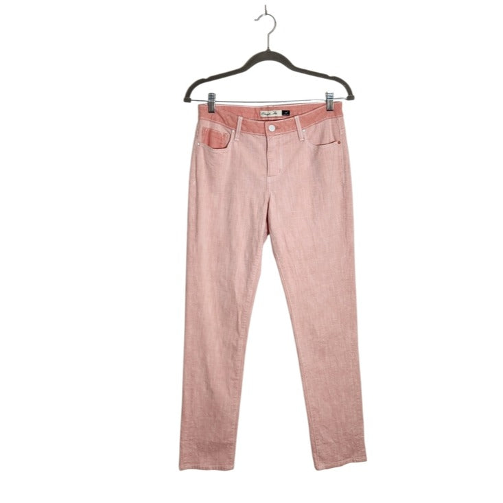 Christopher Blue Pink Isabel Skinny Ankle Jeans Size 6
