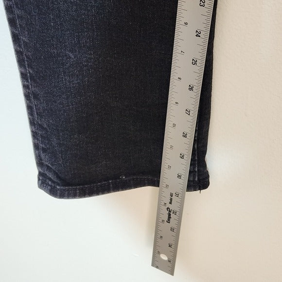 True Religion Mens Black Slim Fit Jeans Size 34