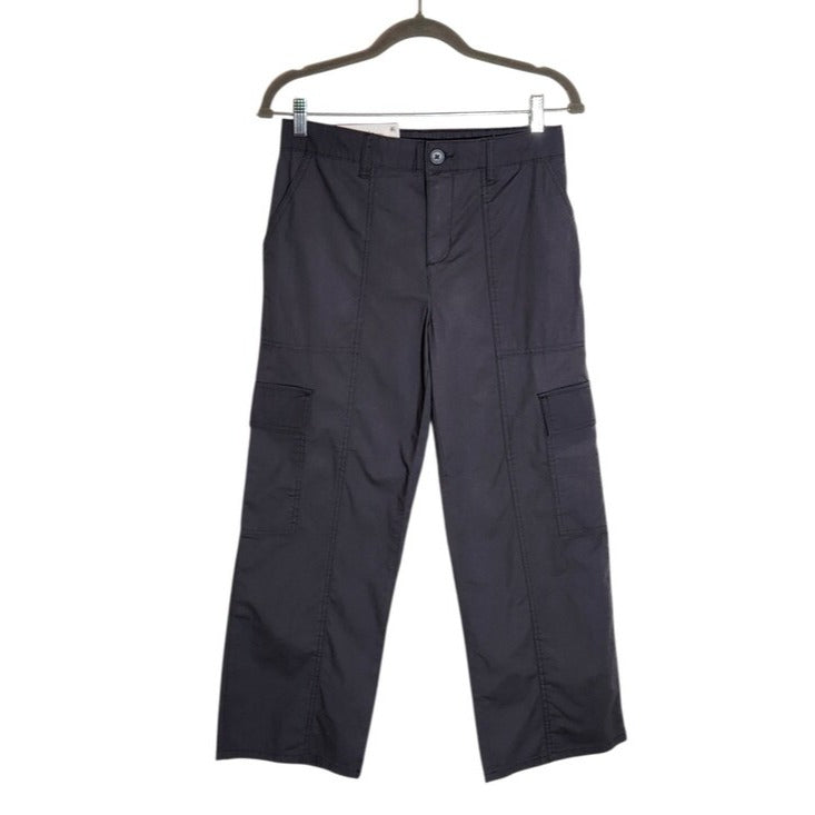Social Standard by Sanctuary Washed Black Cropped Cargo Pants NWT Size Small