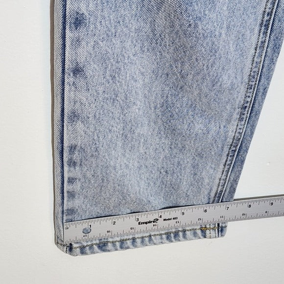 Princess Polly Acid Wash Holland High Rise Straight Leg Jeans Size 4 NWT