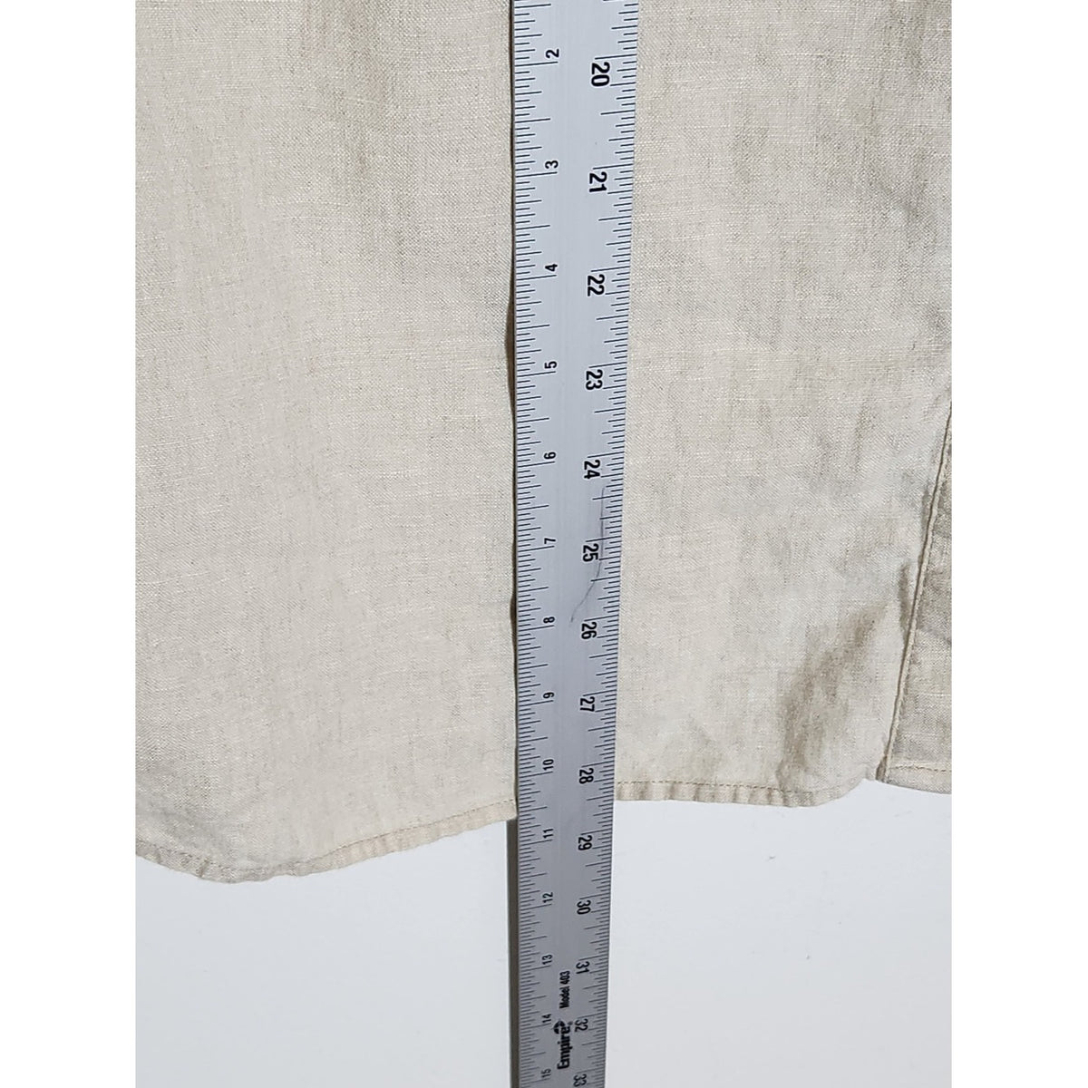 Michael Kors Beige Linen Sleeveless Button-Up Blouse Size Medium