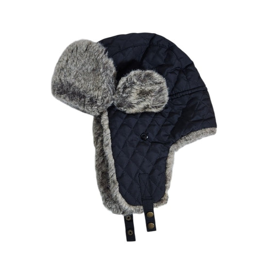 Urban Pipeline Mens Black Quilted Trapper Hat One Size