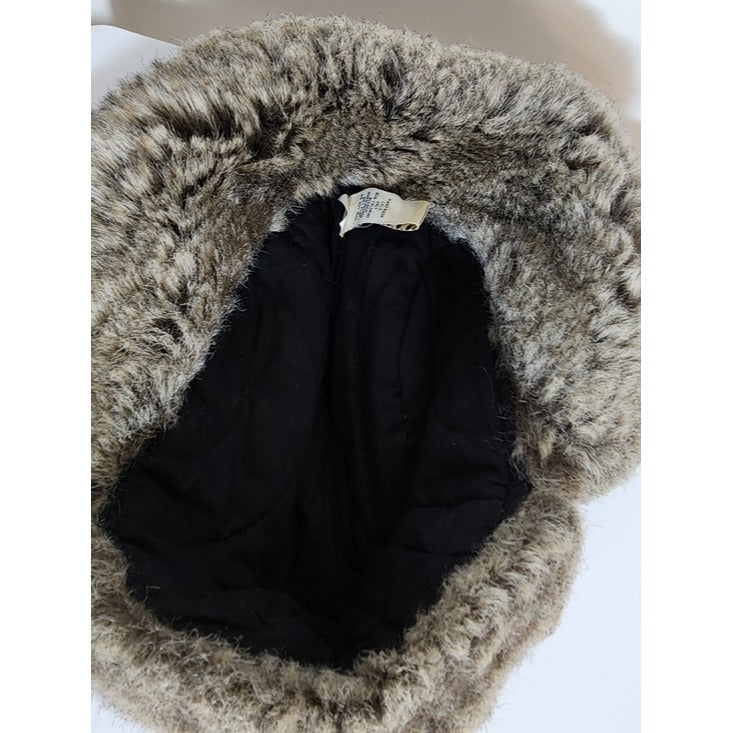 Urban Pipeline Mens Black Quilted Trapper Hat One Size