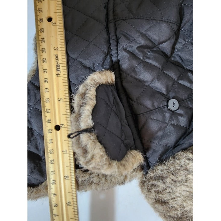 Urban Pipeline Mens Black Quilted Trapper Hat One Size