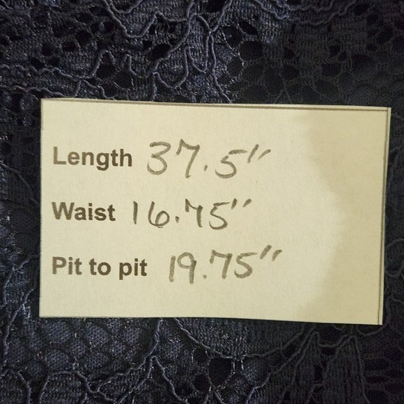 Jessica Simpson Navy Lace Dress Size 14 Navy Lace Wedding Guest Dress