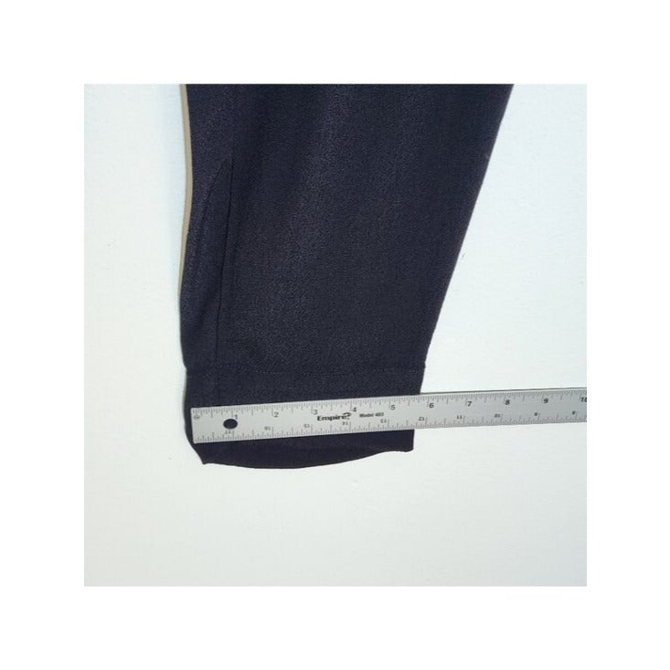 Cartonnier Womens Black Cropped Pants with Matching Sash Size Small