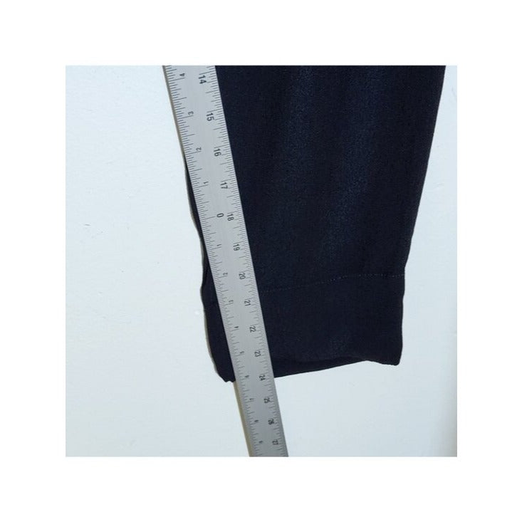 Cartonnier Womens Black Cropped Pants with Matching Sash Size Small