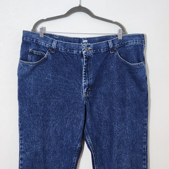 Lee Riders Men's Blue Jeans Size 46 X 29 Lee Straight Leg Denim