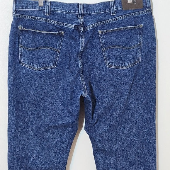 Lee Riders Men's Blue Jeans Size 46 X 29 Lee Straight Leg Denim