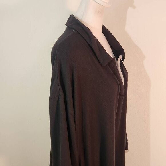 Koolaburra by Ugg Black Gray Pullover Sweater Size 2X Lightweight Black Sweater