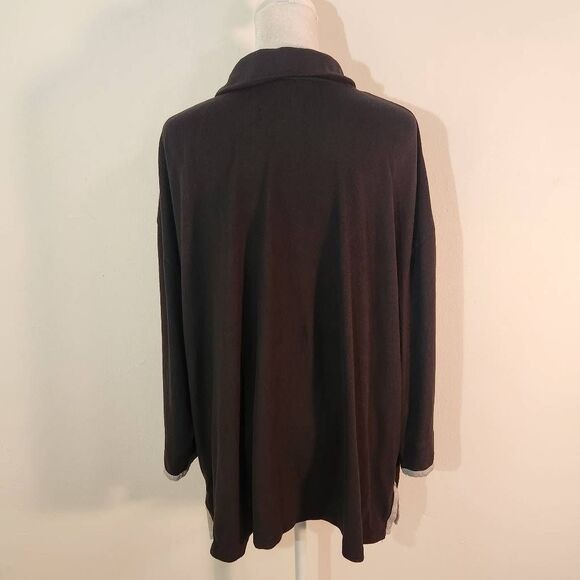 Koolaburra by Ugg Black Gray Pullover Sweater Size 2X Lightweight Black Sweater