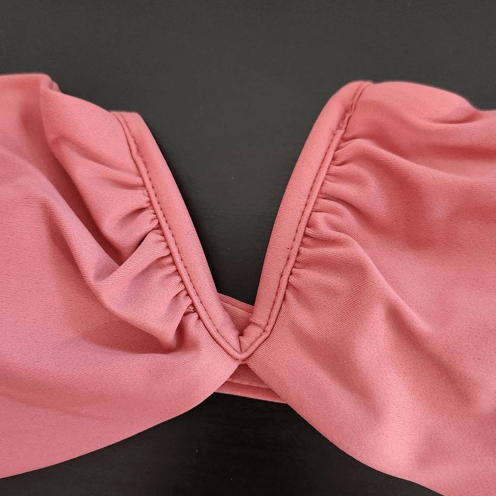 Andie Rose Pink Strapless Bikini Pink Swim Top NWT Size Medium Pink Andie Top