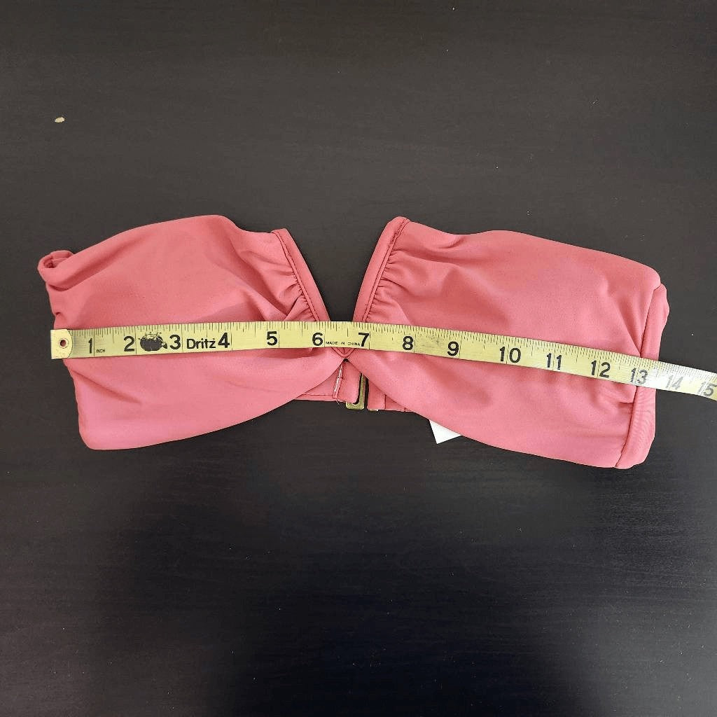 Andie Rose Pink Strapless Bikini Pink Swim Top NWT Size Medium Pink Andie Top