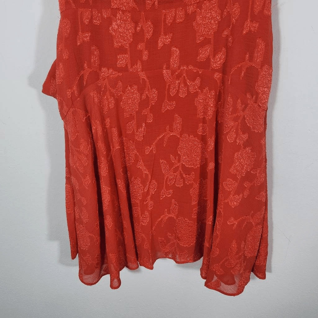 Premier Amour Tomato Red Sleeveless Mini Dress Size 10 NWT Party Dress