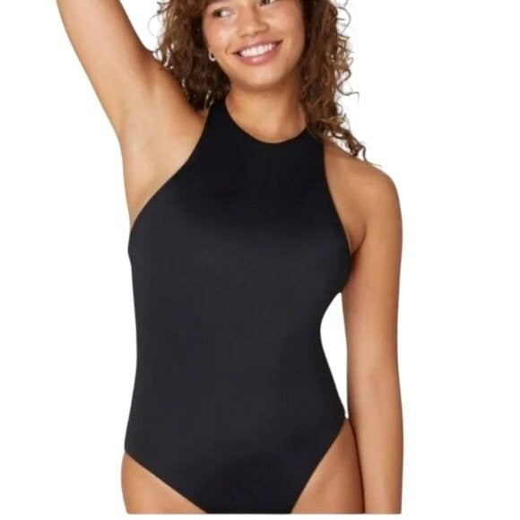 Andie Black One-Piece Swimsuit NWT Size Large Black Andie One Piece Swimwear