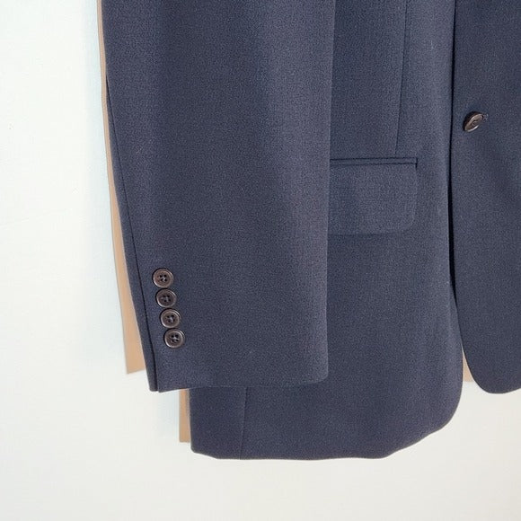 Claiborne Mens Navy Blue Blazer Size 44L