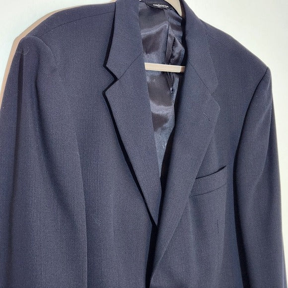 Claiborne Mens Navy Blue Blazer Size 44L