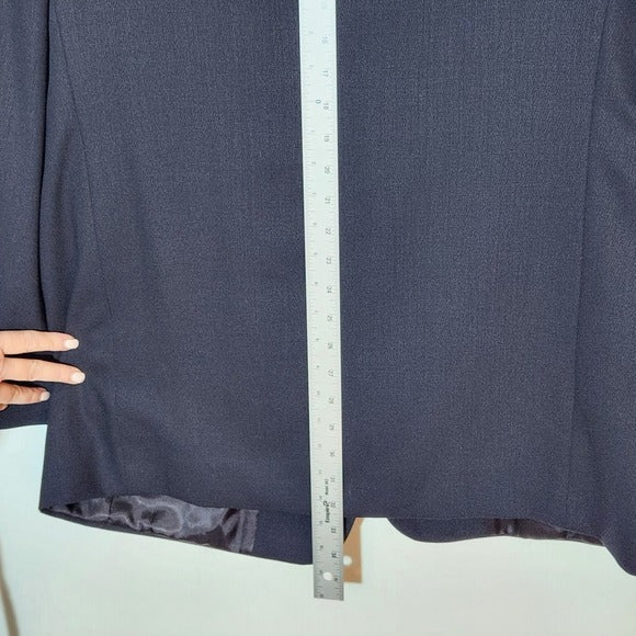 Claiborne Mens Navy Blue Blazer Size 44L