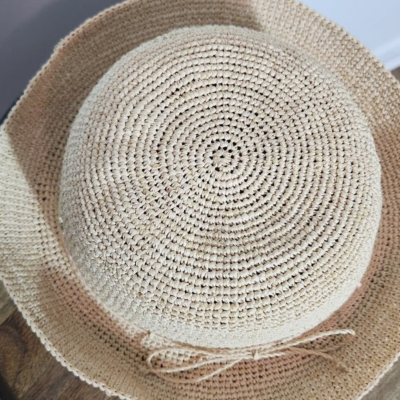 Helen Kaminski Provence Natural Raffia Sun Hat One Size