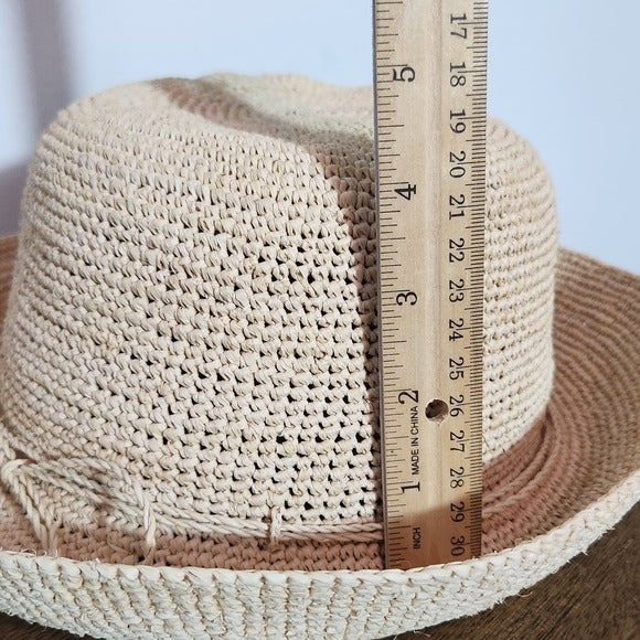 Helen Kaminski Provence Natural Raffia Sun Hat One Size
