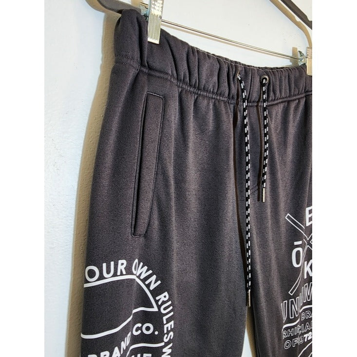 Ecko Unltd. Gray Graphic Jogger Sweatpants Size Medium