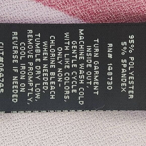 eci Colorful Stripe Wrap Skirt Size Small Purple and Blue Stripe Ruffle Skirt