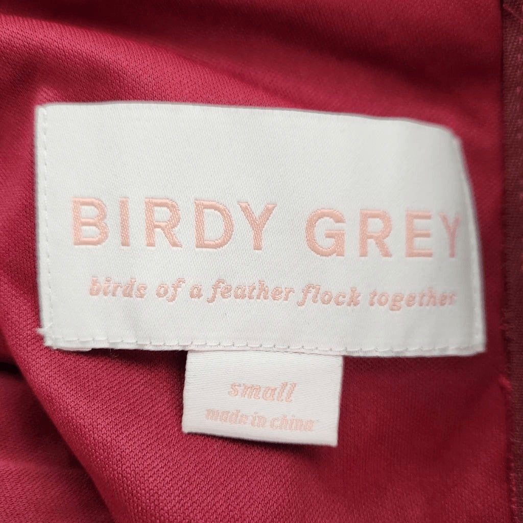 Birdy Grey Cabernet Lianna Dress NWT Size Small Bridesmaid Prom Dress