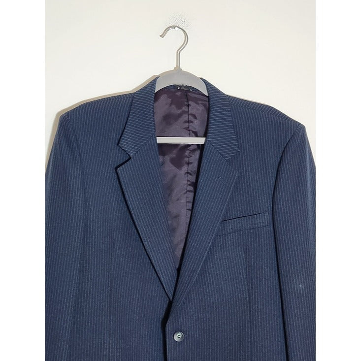 Giuseppi Verdi Navy Pinstripe Blazer Size 42L
