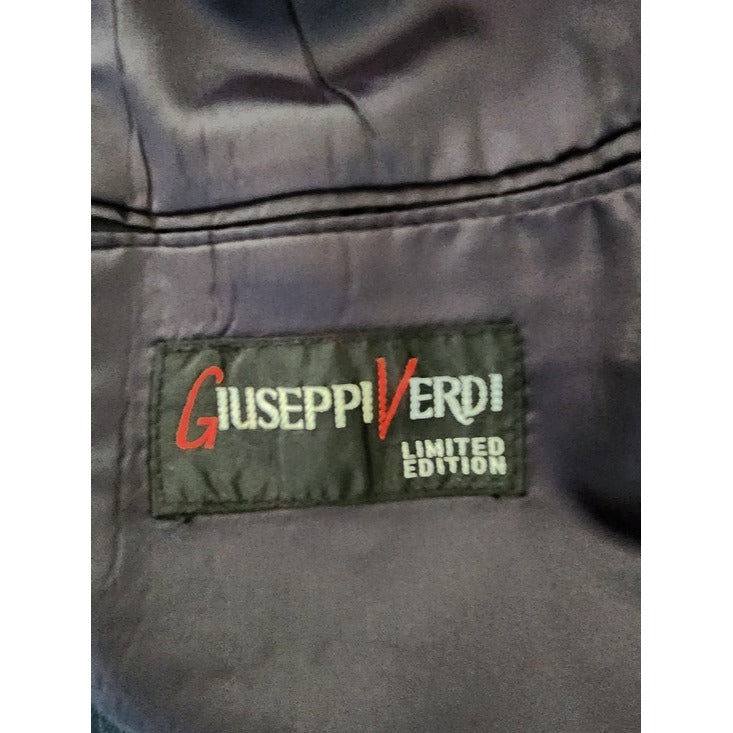 Giuseppi Verdi Navy Pinstripe Blazer Size 42L