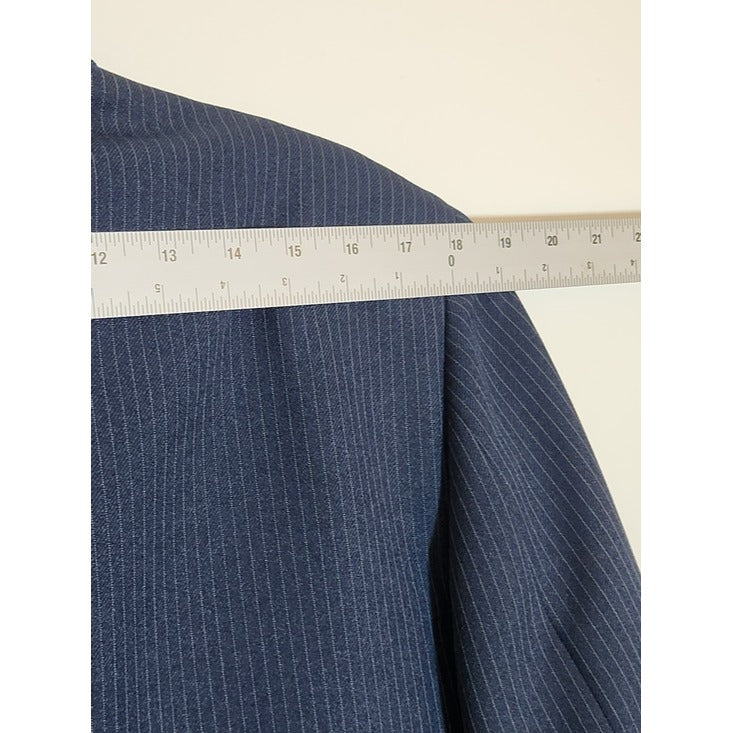 Giuseppi Verdi Navy Pinstripe Blazer Size 42L