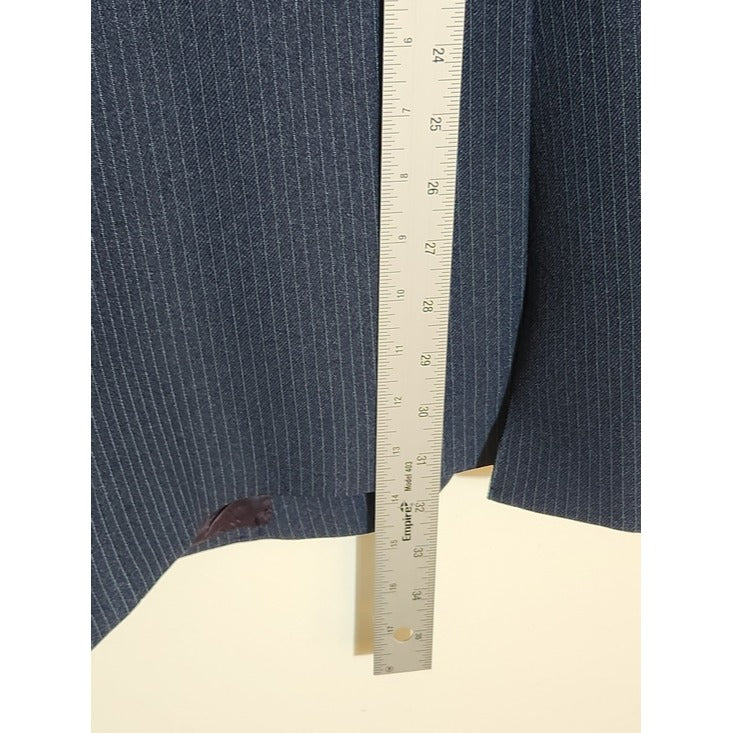 Giuseppi Verdi Navy Pinstripe Blazer Size 42L