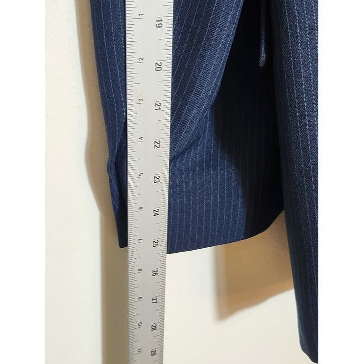 Giuseppi Verdi Navy Pinstripe Blazer Size 42L