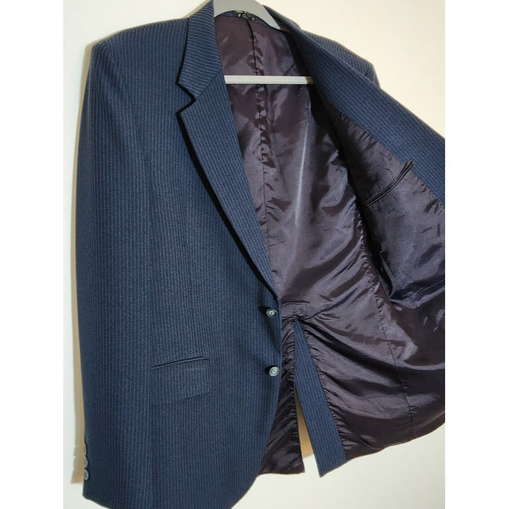Giuseppi Verdi Navy Pinstripe Blazer Size 42L