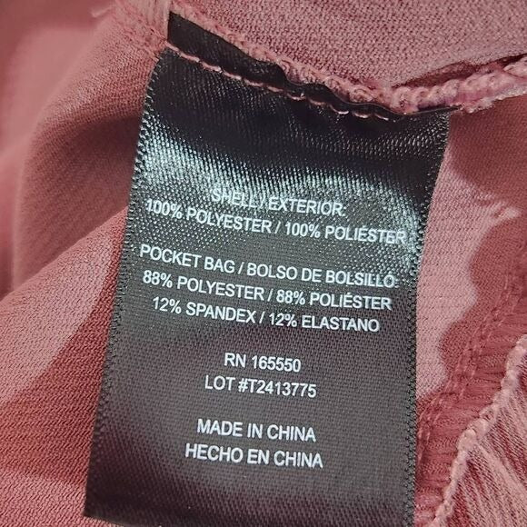 32 Degrees Casual Pink Mini Dress Size XXL Plus Size Pink Dress with Drawstring