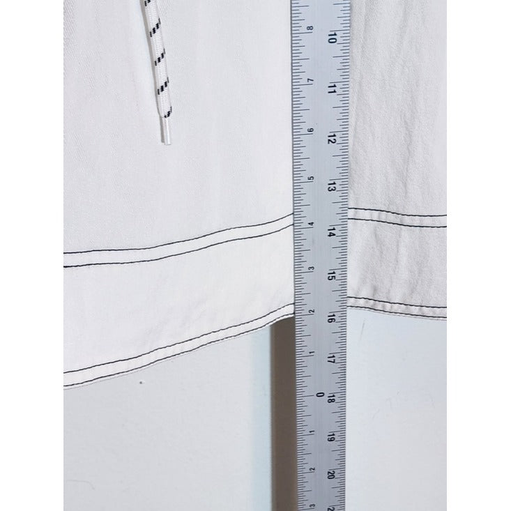 &Merci White and Navy Preppy Skort Size Large