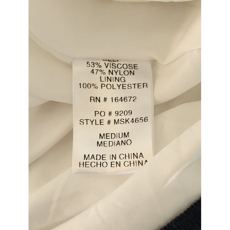 &Merci White and Navy Preppy Skort Size Large