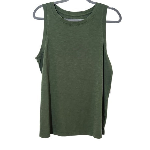 Time and Tru Green Sleeveless Tank Top Size Medium 8-10 Green Women's Tank New